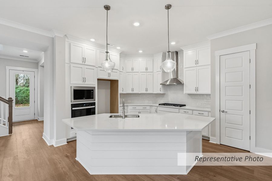 Furnished interior view inside a new home in , Charleston (Image 6).