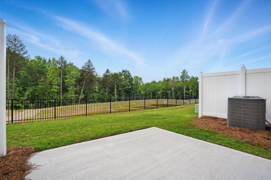 Back patio off great room