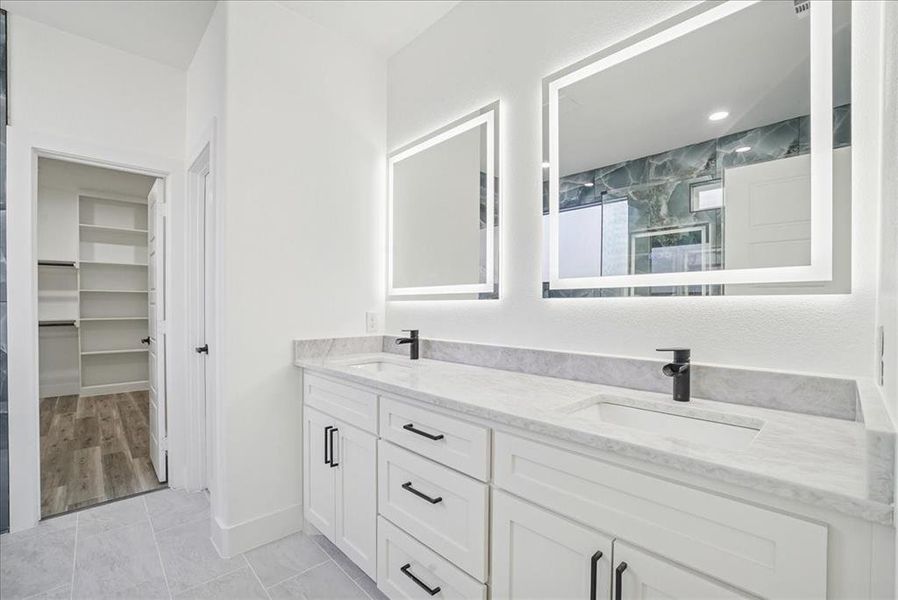 Furnished interior view inside a new home in , Dallas (Image 9). Furnished interior view inside a new home in , Dallas (Image 9).