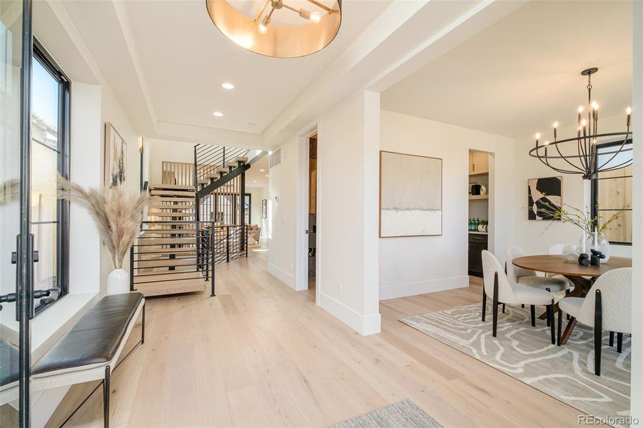 Furnished interior view inside a new home in , Denver (Image 6). Furnished interior view inside a new home in , Denver (Image 6).