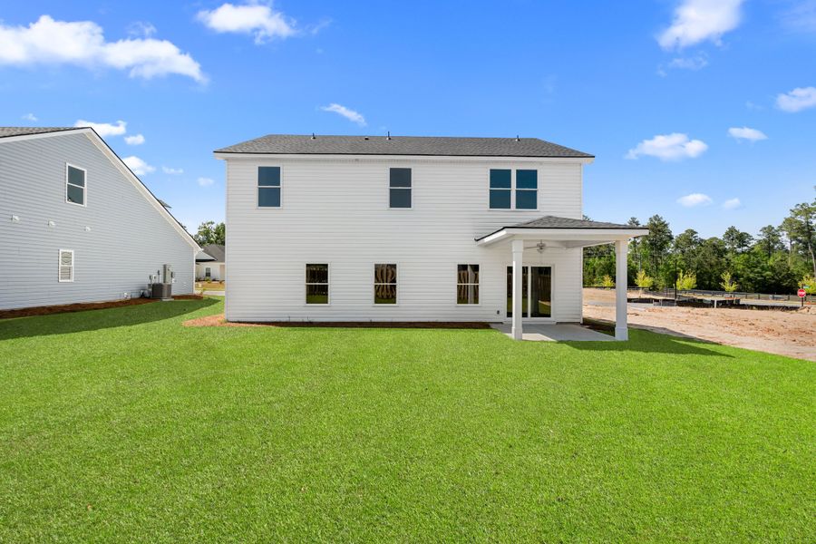 Exterior details and patio area of a home in Belair East, Statesboro (Image 20).
