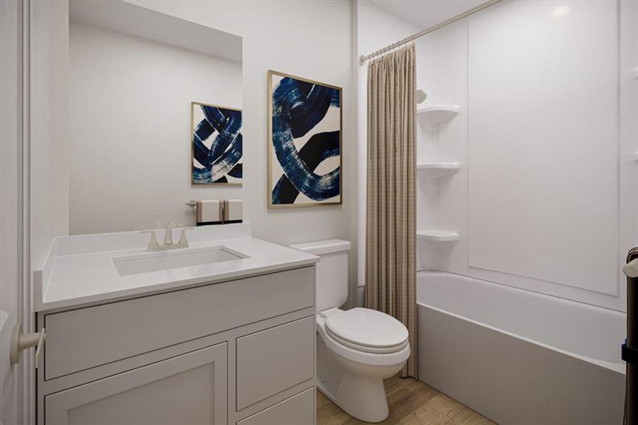 Furnished interior view inside a new home in Baker Grove, Moore (Image 9). Furnished interior view inside a new home in Baker Grove, Moore (Image 9).