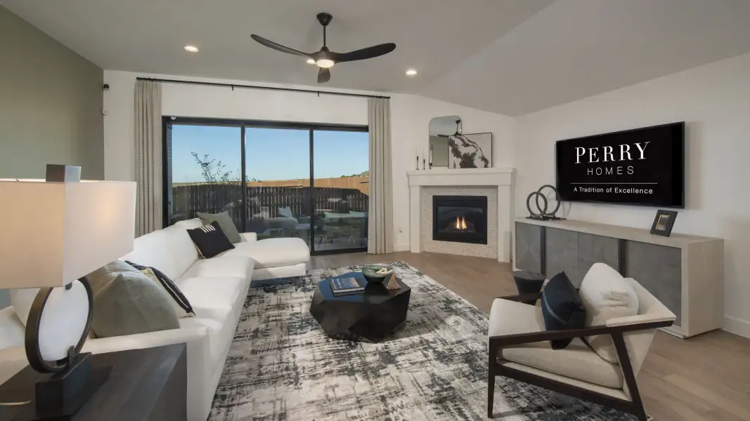 Furnished interior view inside a new home in Mayfair, New Braunfels (Image 28). Furnished interior view inside a new home in Mayfair, New Braunfels (Image 28).
