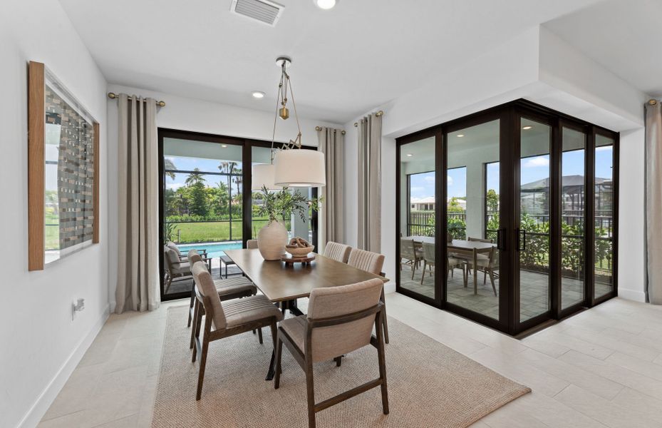 Café are located off the kitchen