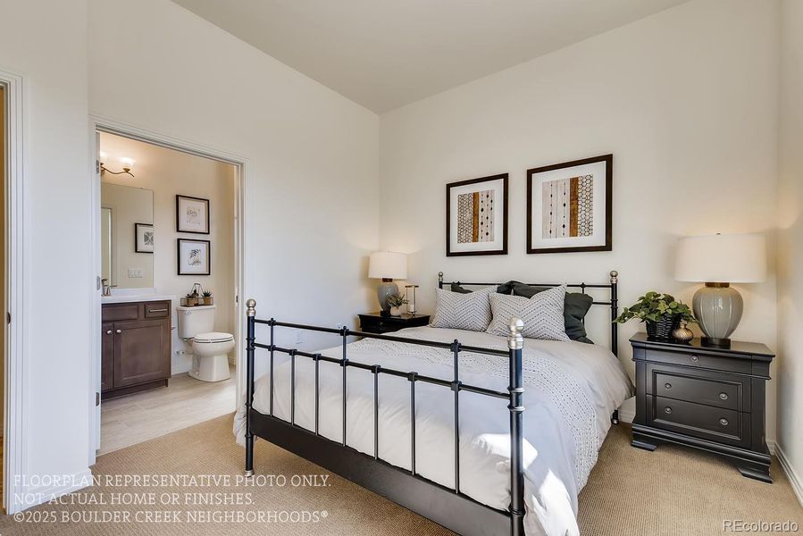 Furnished interior view inside a new home in , Westminster (Image 43).