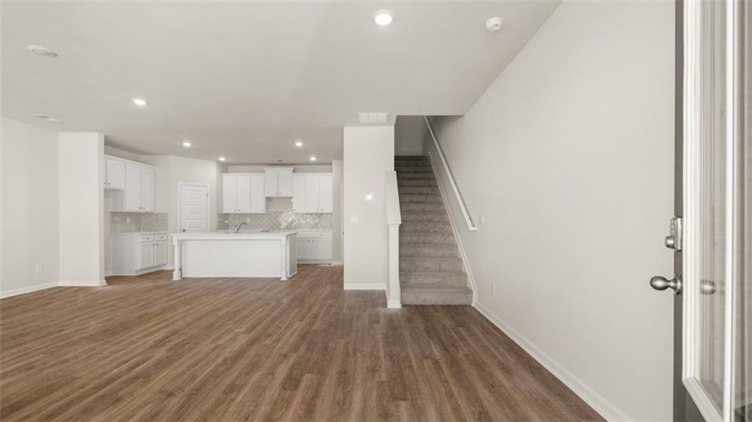 Spacious, unfurnished interior of a new home in Brookland Commons, Monroe (Image 12).