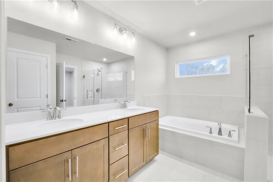 Furnished interior view inside a new home in Adler Springs, Powder Springs (Image 5).