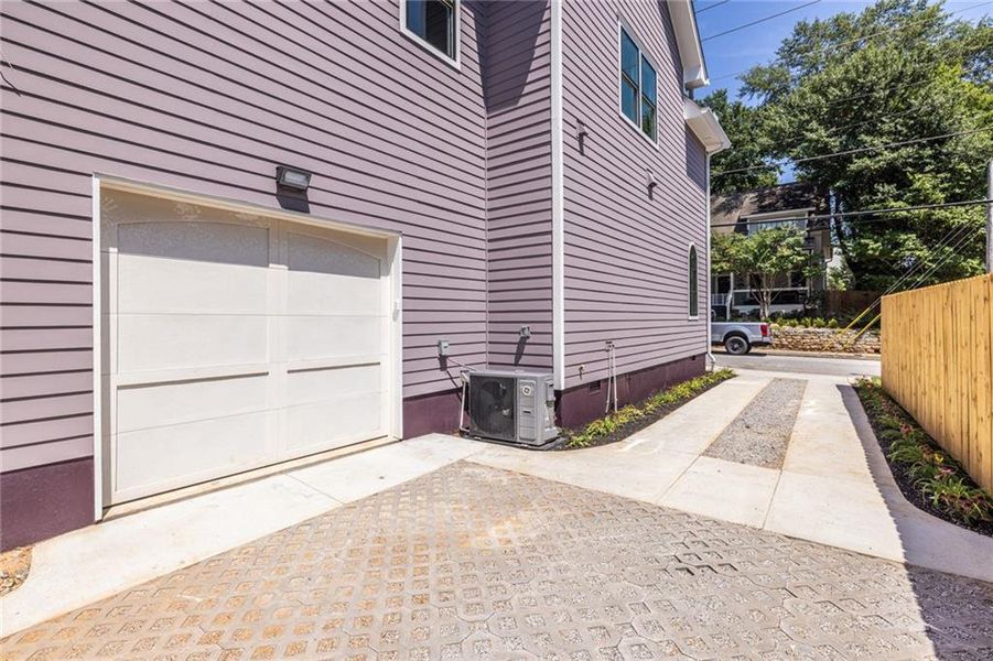 Exterior details and patio area of a home in , Atlanta (Image 25). Exterior details and patio area of a home in , Atlanta (Image 25).