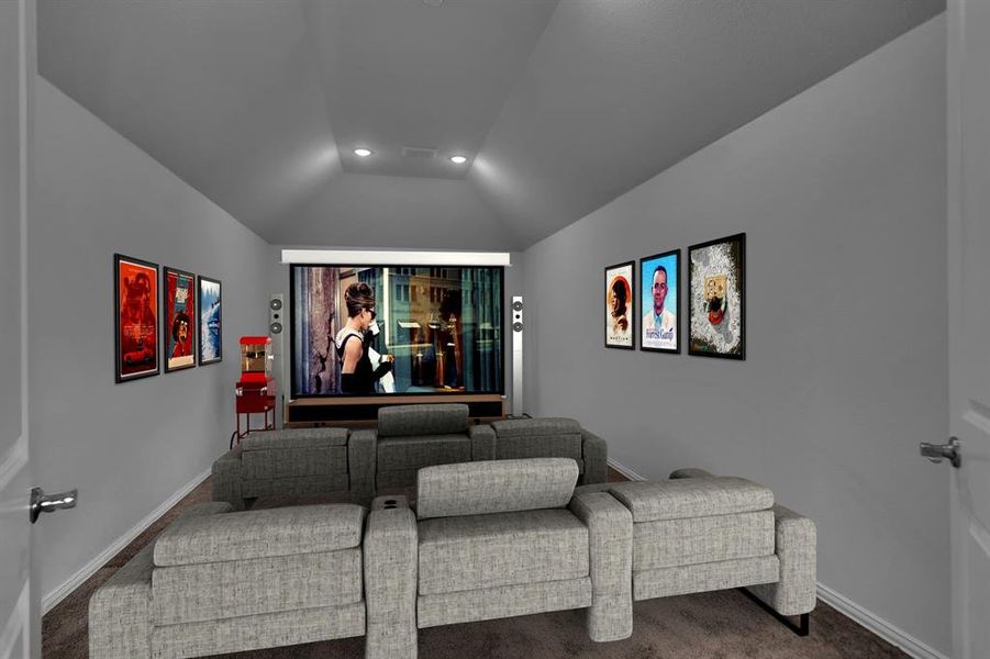 Furnished interior view inside a new home in Country Lakes Classic 50, Denton (Image 28). Furnished interior view inside a new home in Country Lakes Classic 50, Denton (Image 28).