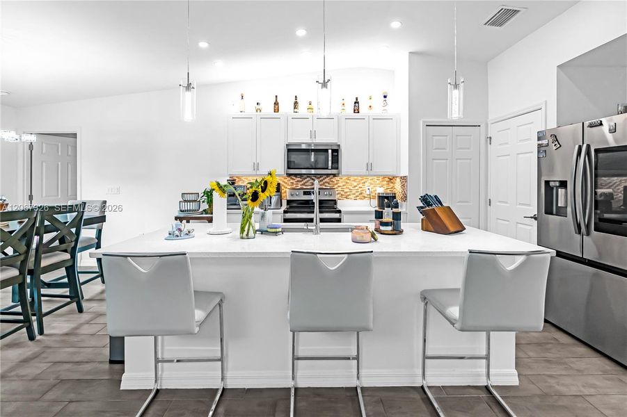 Furnished interior view inside a new home in , Cape Coral (Image 16).