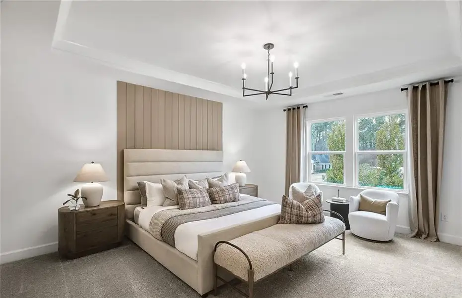 Furnished interior view inside a new home in Anderson Point Estates, McDonough (Image 26).