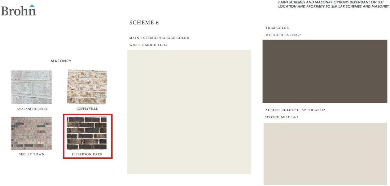 Sample of building materials used in homes in Mustang Meadows, Waller (Image 22).