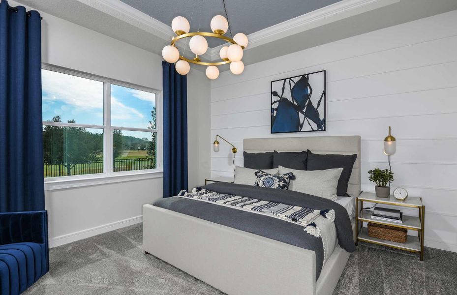 Furnished interior view inside a new home in Del Webb Stone Creek, Ocala (Image 14). Furnished interior view inside a new home in Del Webb Stone Creek, Ocala (Image 14).