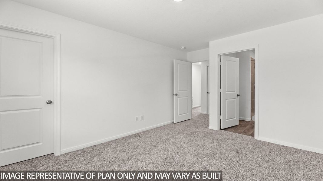 Spacious, unfurnished interior of a new home in Castles Edge, Willis (Image 13).