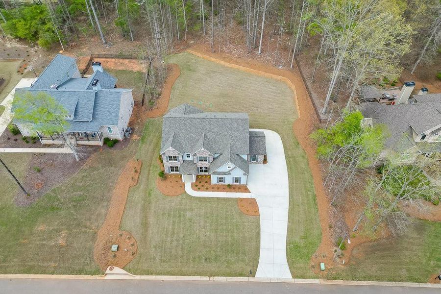 Front exterior of a new home in , Bishop, GA, highlighting curb appeal (Image 27). Front exterior of a new home in , Bishop, GA, highlighting curb appeal (Image 27).