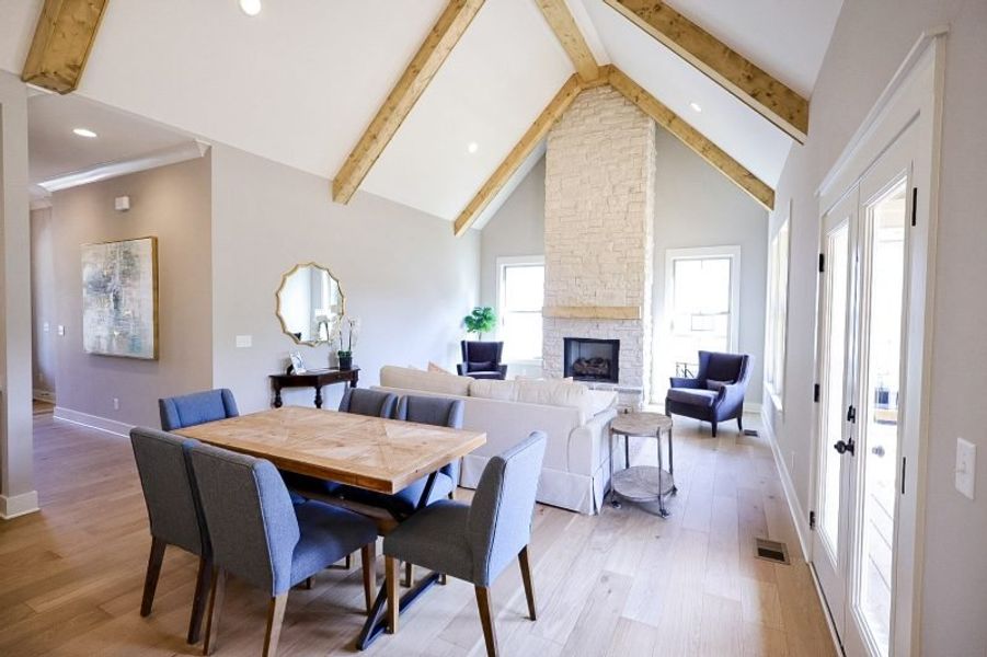 Furnished interior view inside a new home in Creekside, Cleveland (Image 35).