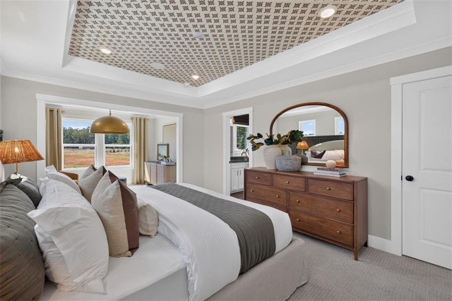 Furnished interior view inside a new home in Everhour, Newnan (Image 8).