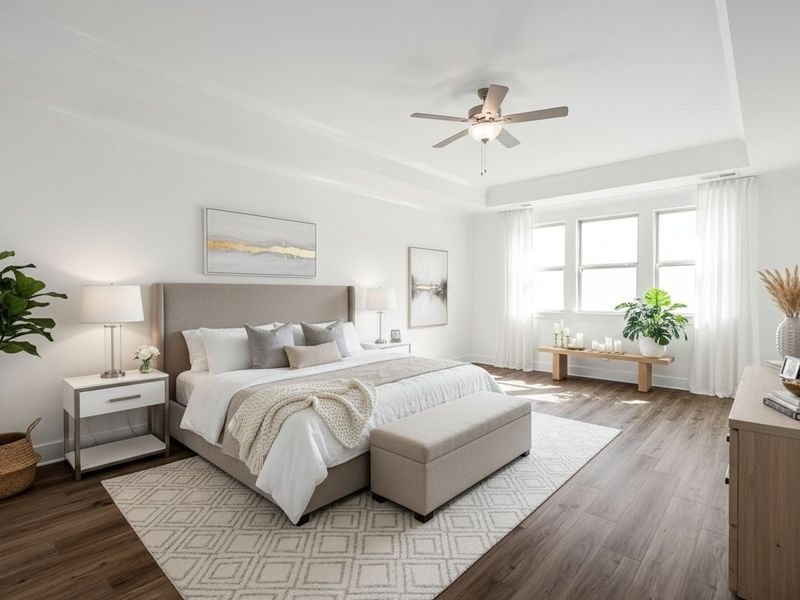 Furnished interior view inside a new home in Shelton Square, Murfreesboro (Image 19).