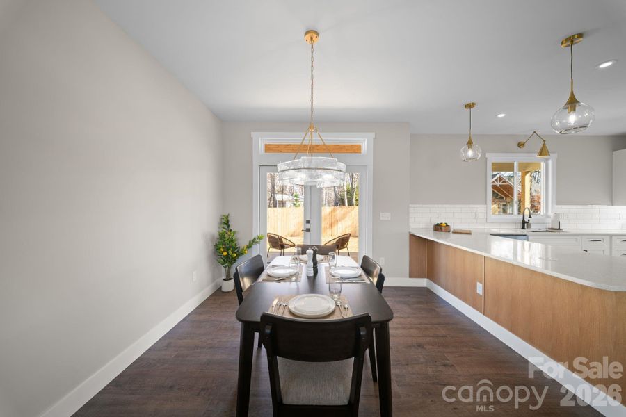 Furnished interior view inside a new home in , Asheville (Image 16).