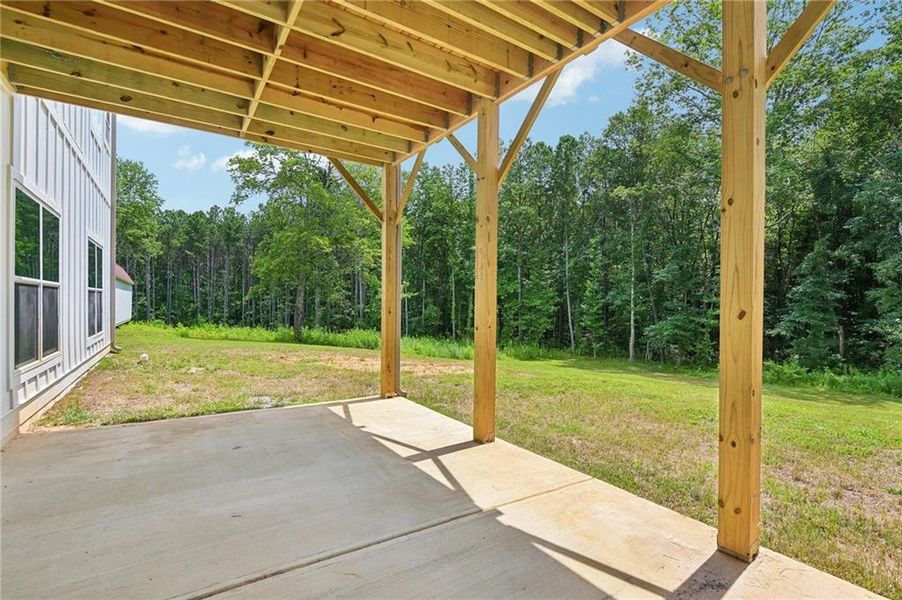 Exterior details and patio area of a home in , Rockmart (Image 33).