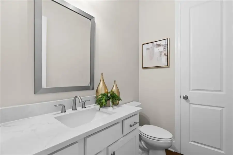 Furnished interior view inside a new home in The Villas at Aberdeen, Hoschton (Image 14).