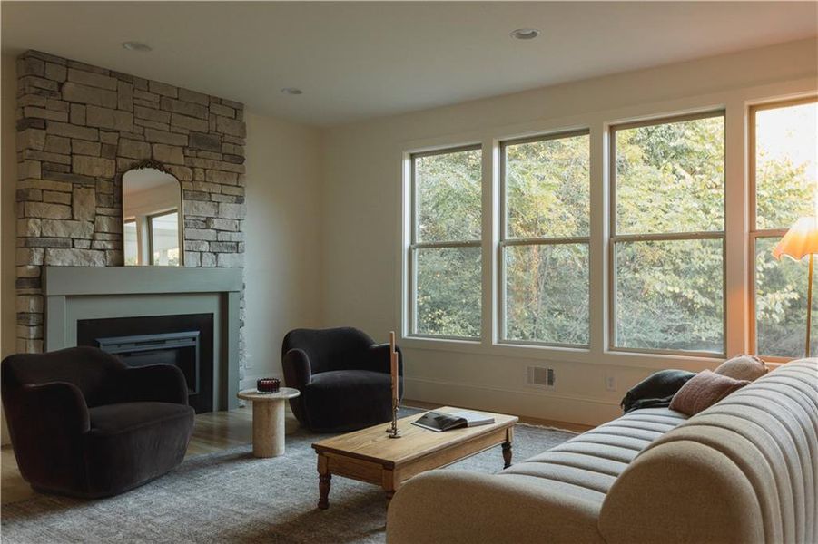 Furnished interior view inside a new home in , Loganville (Image 8).