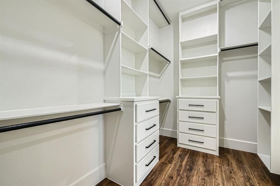 Large Walk in Closet in Primary Bedroom