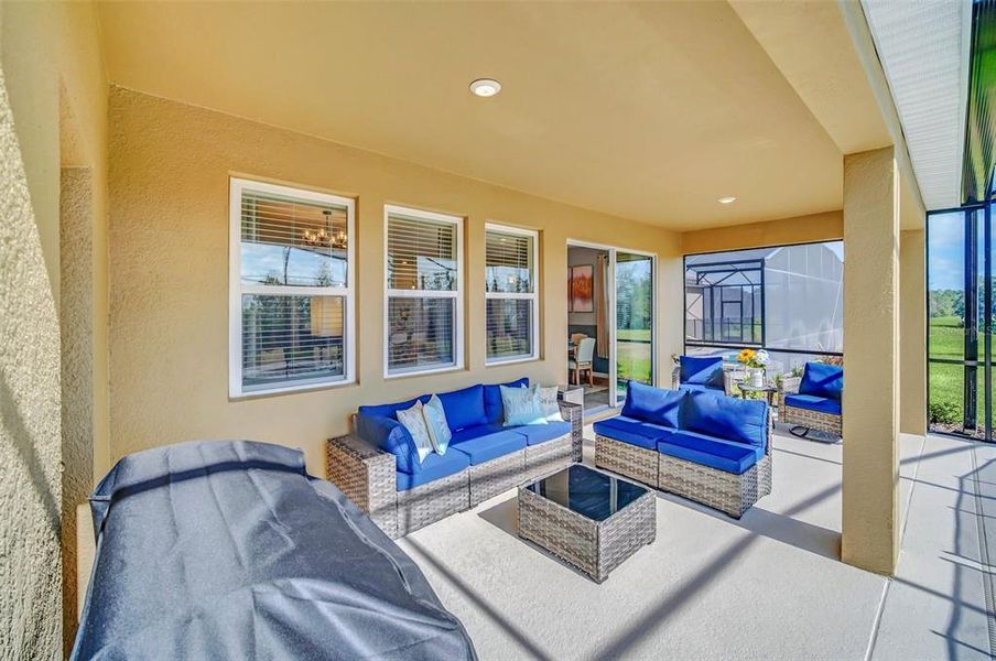 Exterior details and patio area of a home in , Davenport (Image 3). Exterior details and patio area of a home in , Davenport (Image 3).