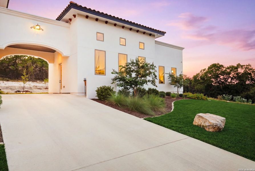 Exterior details and patio area of a home in , Boerne (Image 33).