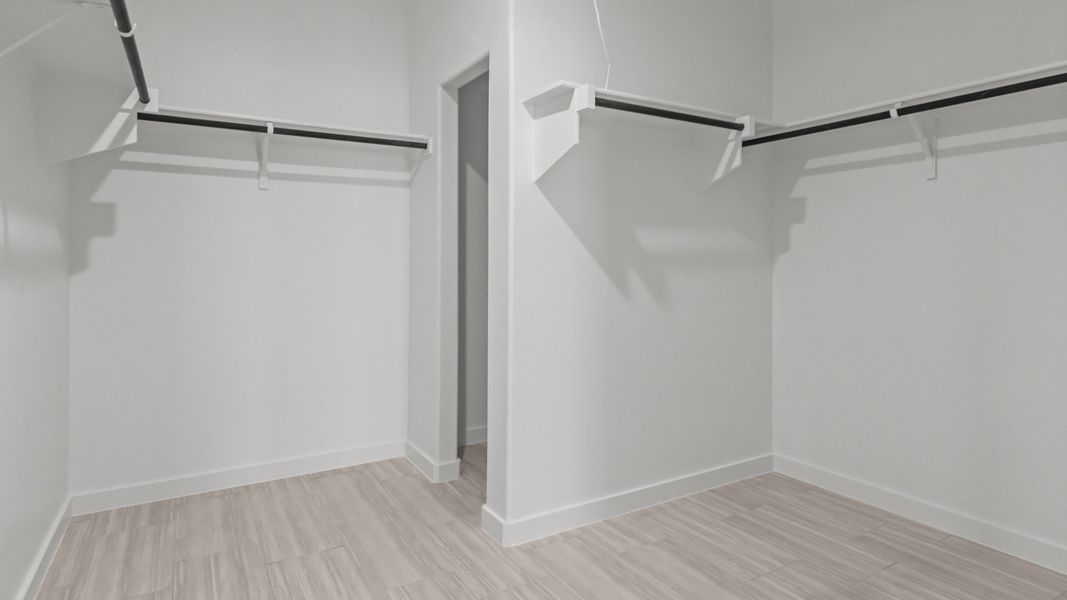 Representative unfurnished interior of a home built from the Southhaven by D.R. Horton in Legacy South, Midland (Image 17).