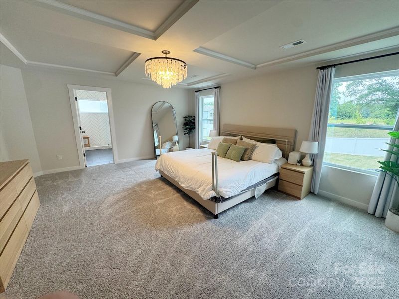 Furnished interior view inside a new home in Enclave at Caldwell, Charlotte (Image 16).