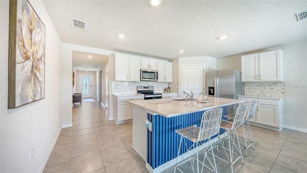Furnished interior view inside a new home in Bella Lago, Parrish (Image 14). Furnished interior view inside a new home in Bella Lago, Parrish (Image 14).