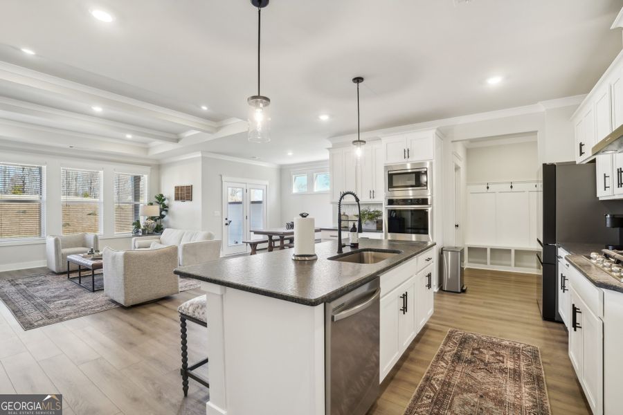Furnished interior view inside a new home in Ponderosa Farms Reserve, Gainesville (Image 9).