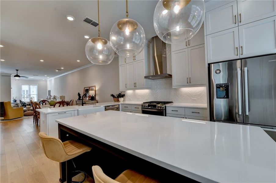 Furnished interior view inside a new home in , Alpharetta (Image 44).