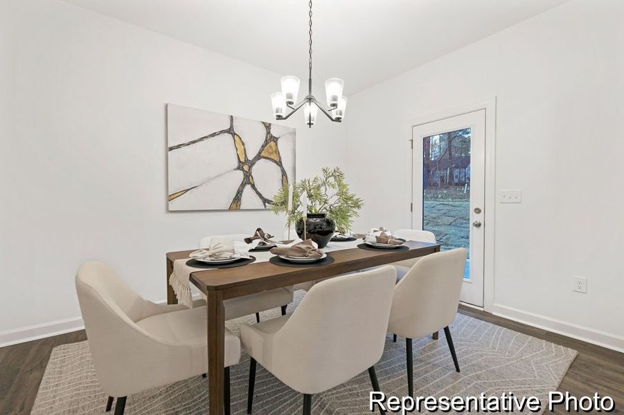 Furnished interior view inside a new home in Shay Crossing, Salisbury (Image 5).