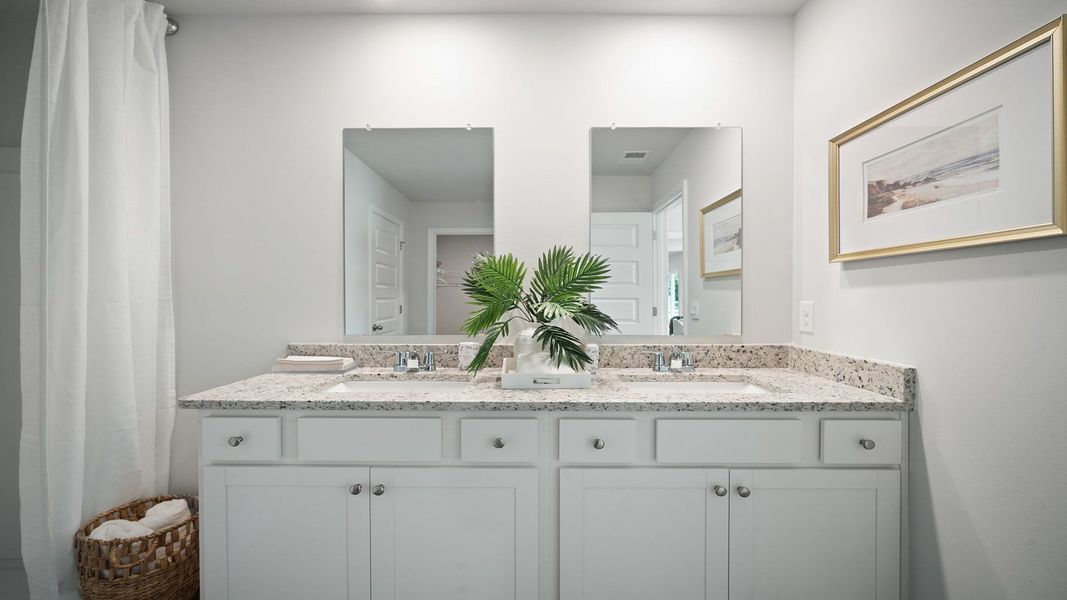 Furnished interior view inside a new home in The Groves at Bees Creek, Ridgeland (Image 26).