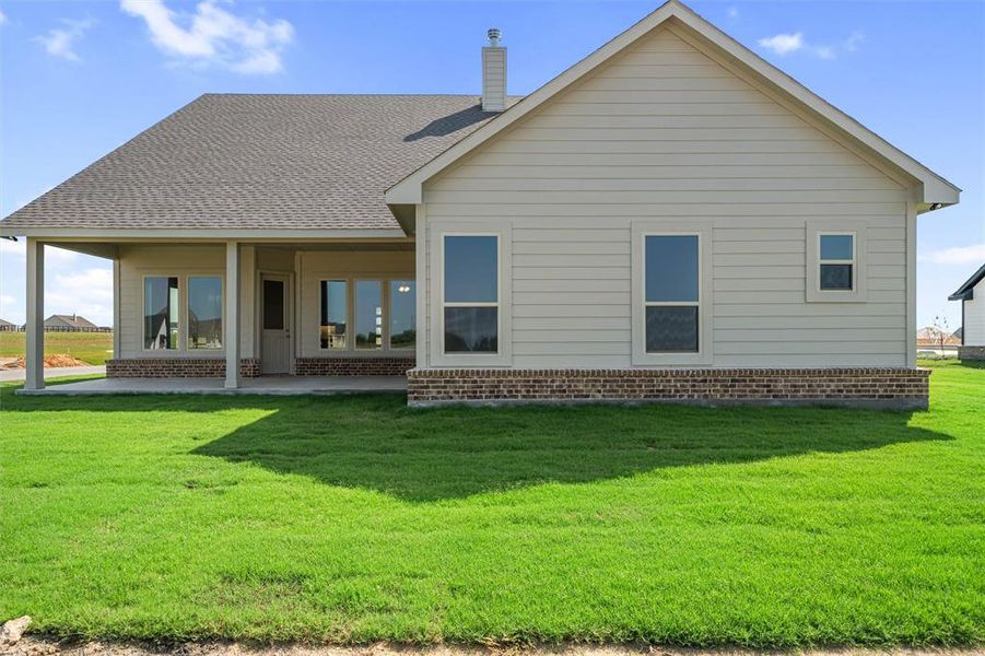 Front exterior of a new home in Fairview Meadows, New Fairview, TX, highlighting curb appeal (Image 23).