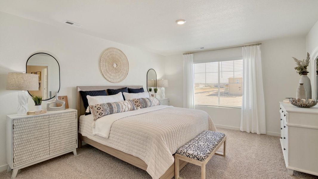 Furnished interior view inside a new home in The Ridge at Lorson Ranch, Colorado Springs (Image 12).