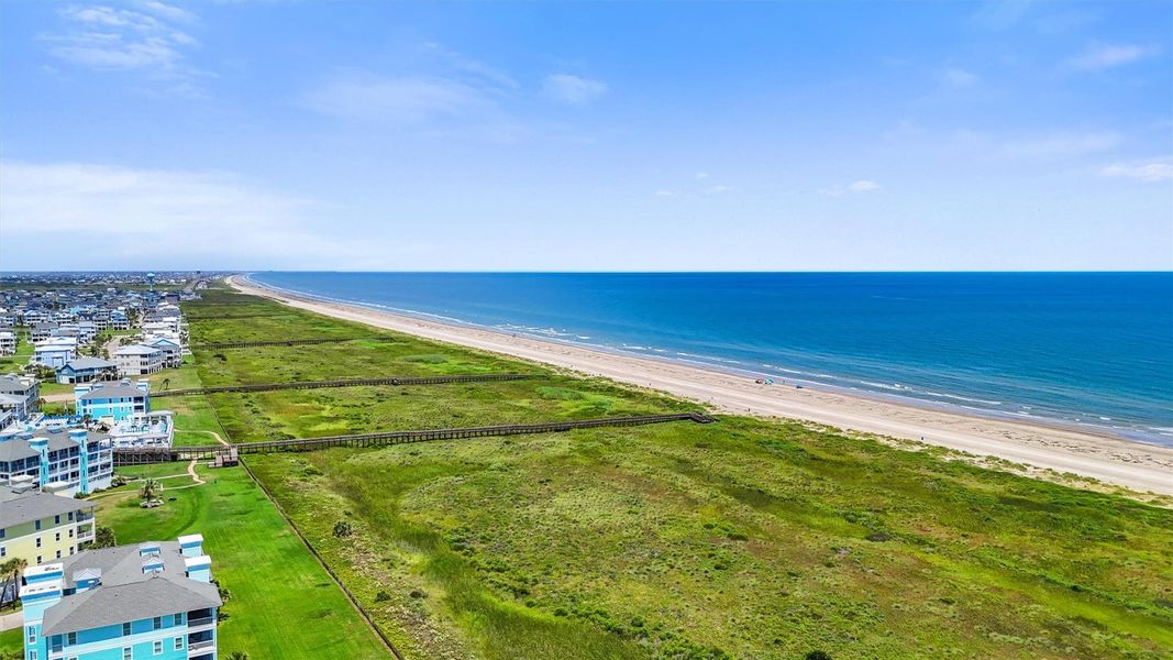 Miles of sandy beach are just steps away, providing endless opportunities for walks, sunbathing, and coastal fun.