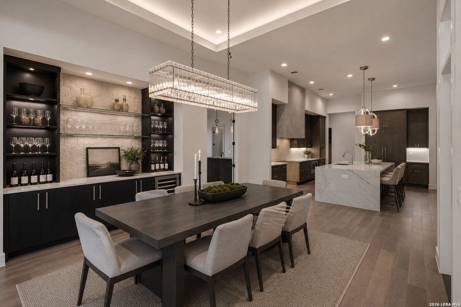 Furnished interior view inside a new home in , San Antonio (Image 12).