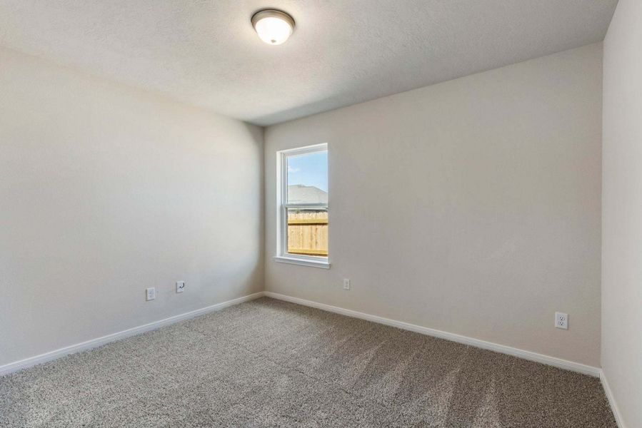 2D floor plan layout for the The 1443 by Stylecraft Builders in Sterling Ridge, Huntsville, TX (Image 18).