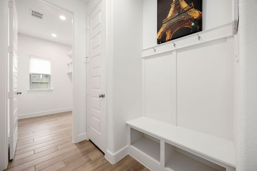 Mud Room to Laundry room