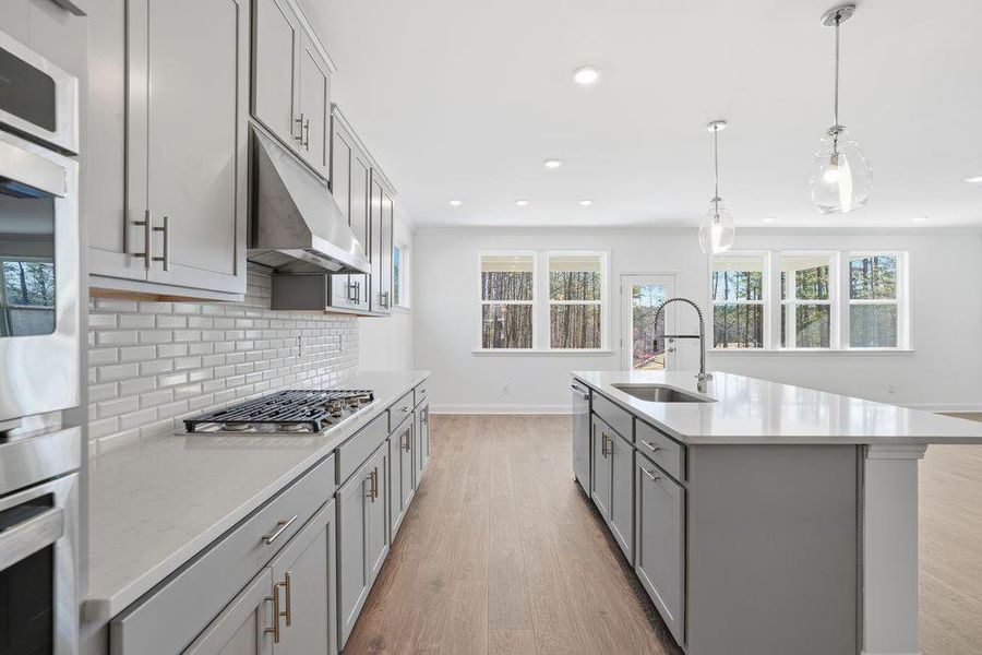 Furnished interior view inside a new home in Reserve at Hickory Walk, Kennesaw (Image 14).
