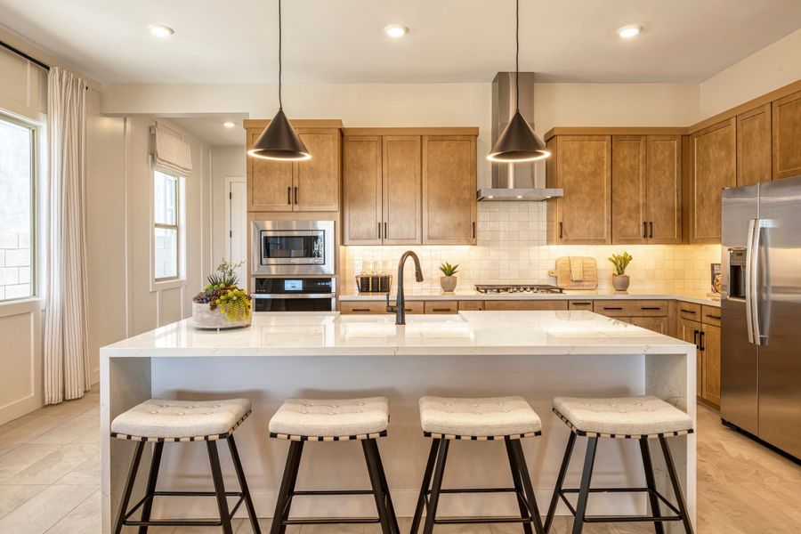 Representative furnished interior of a home built from the Hopkins Plan 3512 by Tri Pointe Homes in Terraza, San Tan Valley (Image 6).