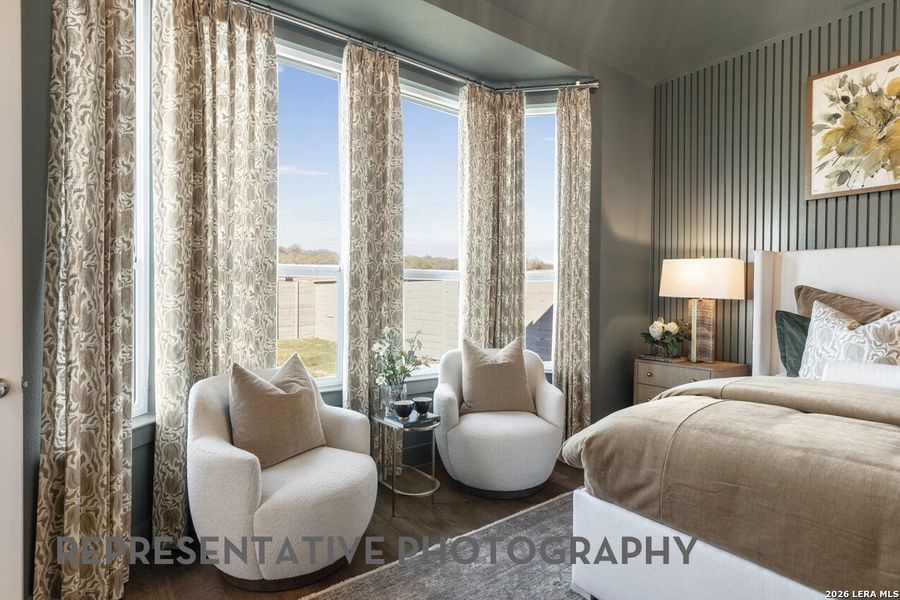Furnished interior view inside a new home in The Ranches at Creekside, Boerne (Image 19).