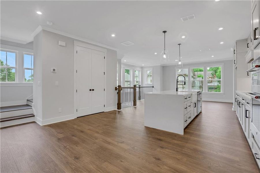 Spacious, unfurnished interior of a new home in The Groves at Myrtle, Roswell (Image 35).