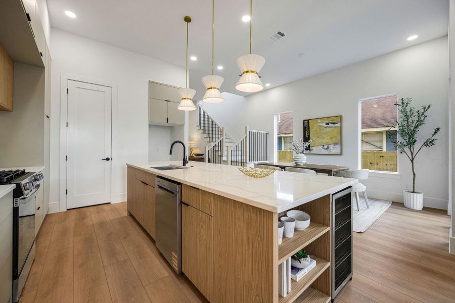Furnished interior view inside a new home in , Houston (Image 6).
