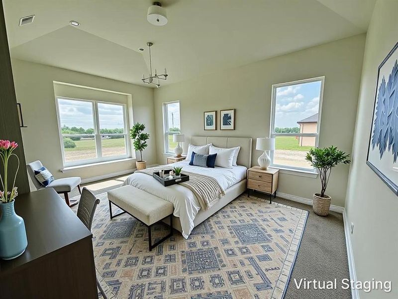 Furnished interior view inside a new home in Calhoun Acres, Azle (Image 9).