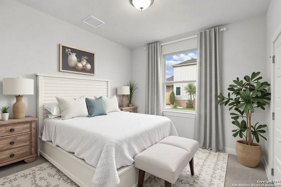 Furnished interior view inside a new home in Highland Ridge, New Braunfels (Image 5). Furnished interior view inside a new home in Highland Ridge, New Braunfels (Image 5).