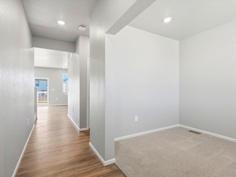 Spacious, unfurnished interior of a new home in Lorson Ranch : The Springs Collection, Colorado Springs (Image 13). Spacious, unfurnished interior of a new home in Lorson Ranch : The Springs Collection, Colorado Springs (Image 13).
